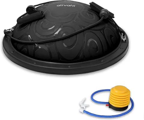 BOSU para equilibrio de 23" ATIVAFIT Negro