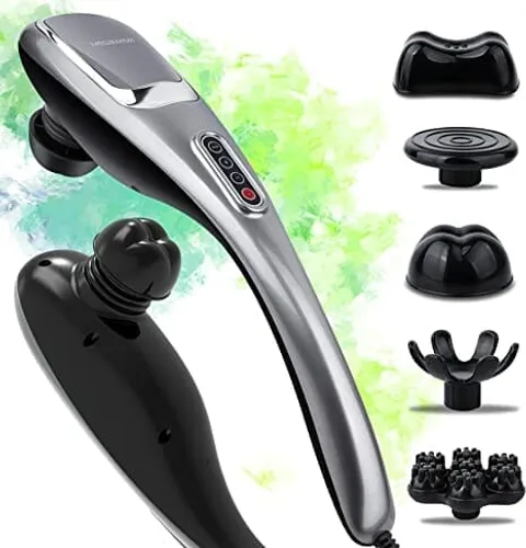 Masajeador de espalda portátil 3600 RPM con motor de 5 velocidades MEGAWISE
